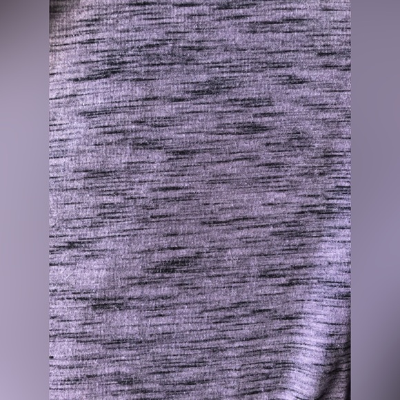 Simply Vera Wang Purple Black Heathered Free Form Bat Wing Sleeve Knit Top Large - Picture 3 of 4